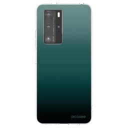 Átlátszó szilikon tok az alábbi mobiltelefonokra Huawei P40 Pro - Verdant Fade