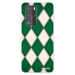 Átlátszó szilikon tok az alábbi mobiltelefonokra Huawei P40 Pro - Emerald Diamond