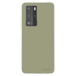 Átlátszó szilikon tok az alábbi mobiltelefonokra Huawei P40 Pro - Dewy Dawn