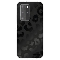 Átlátszó szilikon tok az alábbi mobiltelefonokra Huawei P40 Pro - Midnight Leopard