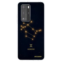 Átlátszó szilikon tok az alábbi mobiltelefonokra Huawei P40 Pro - GEMINI
