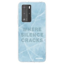 Átlátszó szilikon tok az alábbi mobiltelefonokra Huawei P40 Pro - SILENCE