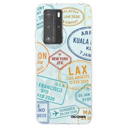 Átlátszó szilikon tok az alábbi mobiltelefonokra Huawei P40 Pro - PASSPORT EDITION