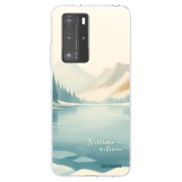 Átlátszó szilikon tok az alábbi mobiltelefonokra Huawei P40 Pro - NOTHERN SILENCE