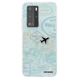 Átlátszó szilikon tok az alábbi mobiltelefonokra Huawei P40 Pro - FLIGHT PATH