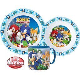 Étkészlet 265 ml bögrével, micro műanyag szett, Sonic