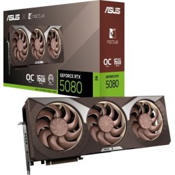 VGA ASUS NVIDIA RTX 5080 16GB GDDR7 - RTX5080-O16G-NOCTUA