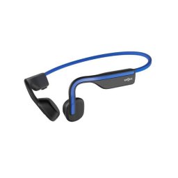 Shokz OpenMove, Bluetooth fejhallgató a fül előtt, kék színben