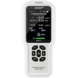 W-Star levegőminőség-monitor WSJMS17, TVOC, HCHO, hőmérséklet, páratartalom, naplózás