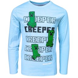 Minecraft Creeper gyerek hosszú ujjú póló, felső 8 év / 128 cm