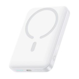 BASEUS ENERFILL FM11 ULTRA-MINI vésztöltő Type-C aljzat (10000mAh, 22.5W, PD gyorstöltő, MagSafe + Type-C kábel) FEHÉR