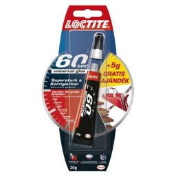 HENKEL Ragasztó, általános, 20 g, HENKEL "Loctite 60 sec."