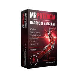 MrPotencia Hardcore Vascular - étrend-kiegészítő kapszula (6 db)
