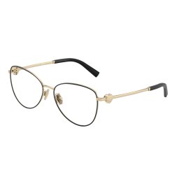 TIFFANY TF1163B 6164 Black On Pale Gold Demo Lens szemüveg
