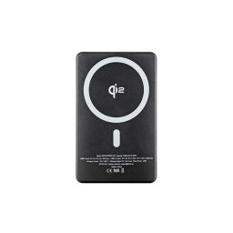 ER POWER Qi2 Dual PowerBank 5000mAh USB-C-vel - űrszürke színben