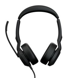 Jabra Evolve2 50/Stereo/ANC/USB/Wire/BT/Wireless/MS/Fekete