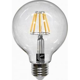 Ledes izzó COG Para E27 6W Átlátszó Meleg Fehér 2800k 230V
