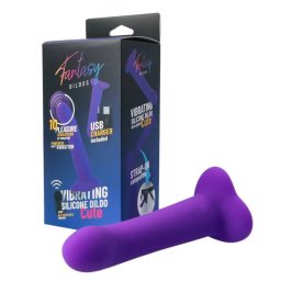 Virgite Fantasy - Cute tapadótalpas vibrátor távirányítóval (lila)