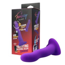 Virgite Fantasy - Sweet tapadótalpas vibrátor távirányítóval (lila)