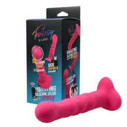 Virgite Fantasy - Pinky tapadótalpas vibrátor távirányítóval (rózsaszín)