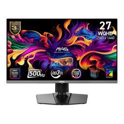 MSI Monitor GAMING MAG 272QP QD-OLED X50 26,5" WQHD 2560x1440, 500Hz, 150000:1 CR, 250cd/m2, 0,03ms, 2x HDMI, DP, USB-C