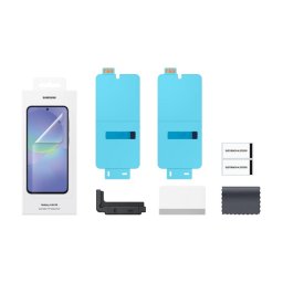 SAMSUNG képernyővédő fólia 2db (törlőkendő + segédkeret) ÁTLÁTSZÓ Samsung Galaxy A36 5G (SM-A366)