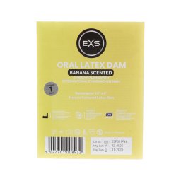EXS banános nyalókendő - latex óvókendő (1 db)