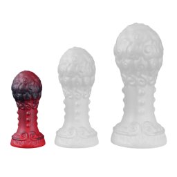 Faberegg Anl plug Texturlt szilikon 11 cm fekete