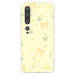Átlátszó szilikon tok az alábbi mobiltelefonokra Xiaomi Mi Note 10 (Pro) - Honey Blossom