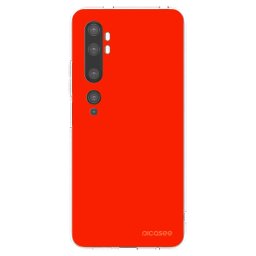 Átlátszó szilikon tok az alábbi mobiltelefonokra Xiaomi Mi Note 10 (Pro) - Maranello Red
