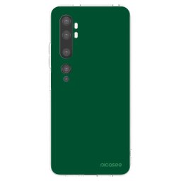 Átlátszó szilikon tok az alábbi mobiltelefonokra Xiaomi Mi Note 10 (Pro) - Green Gleam
