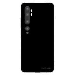 Átlátszó szilikon tok az alábbi mobiltelefonokra Xiaomi Mi Note 10 (Pro) - Black Bliss