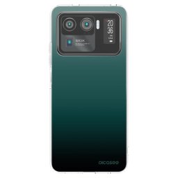 Átlátszó szilikon tok az alábbi mobiltelefonokra Xiaomi Mi 11 Ultra - Verdant Fade