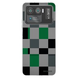 Átlátszó szilikon tok az alábbi mobiltelefonokra Xiaomi Mi 11 Ultra - Block Grid
