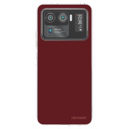 Átlátszó szilikon tok az alábbi mobiltelefonokra Xiaomi Mi 11 Ultra - Red Bliss