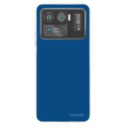 Átlátszó szilikon tok az alábbi mobiltelefonokra Xiaomi Mi 11 Ultra - Navy Blue