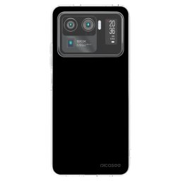 Átlátszó szilikon tok az alábbi mobiltelefonokra Xiaomi Mi 11 Ultra - Black Bliss