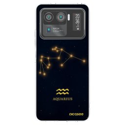Átlátszó szilikon tok az alábbi mobiltelefonokra Xiaomi Mi 11 Ultra - AQUARIUS