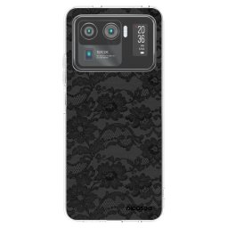 Átlátszó szilikon tok az alábbi mobiltelefonokra Xiaomi Mi 11 Ultra - Dark Elegance