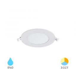 LED Süllyesztett spot lámpa D:128mm 6W 470lm 3000-4000-6500K