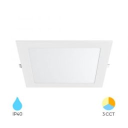 LED Süllyesztett spot lámpa 225mmx225mm 18W 1760lm 3000-4000-6500K