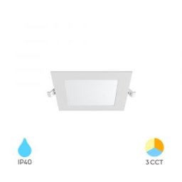LED Süllyesztett spot lámpa 90mmx90mm 3W 220lm 3000-4000-6500K