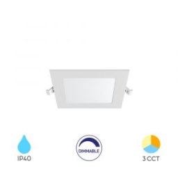 LED Süllyesztett spot lámpa 90mmx90mm 4W 280lm 3000-4000-6500K