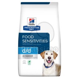 Hill's Prescription Diet d/d Food Sensitivities száraz kutyatáp, kacsa & rizs 12 kg