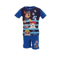 Mancs Őrjárat Happy Stripes Blue gyerek rövid pizsama 5 év / 110 cm