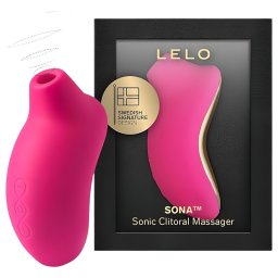 LELO Sona - hanghullámos, vízálló csiklóizgató (cseresznye)