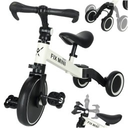 Trike Fix Mini terepjáró tricikli 3in1 pedálokkal, fehér színben