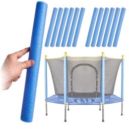 12 darabos trambulin rúdvédő készlet, kék, 41 cm