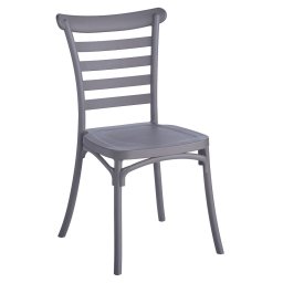 Rakásolható szék, szürkésbarna taupe, SAVITO NEW