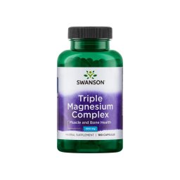 Swanson Tripla Magnézium 400 mg - 100 db